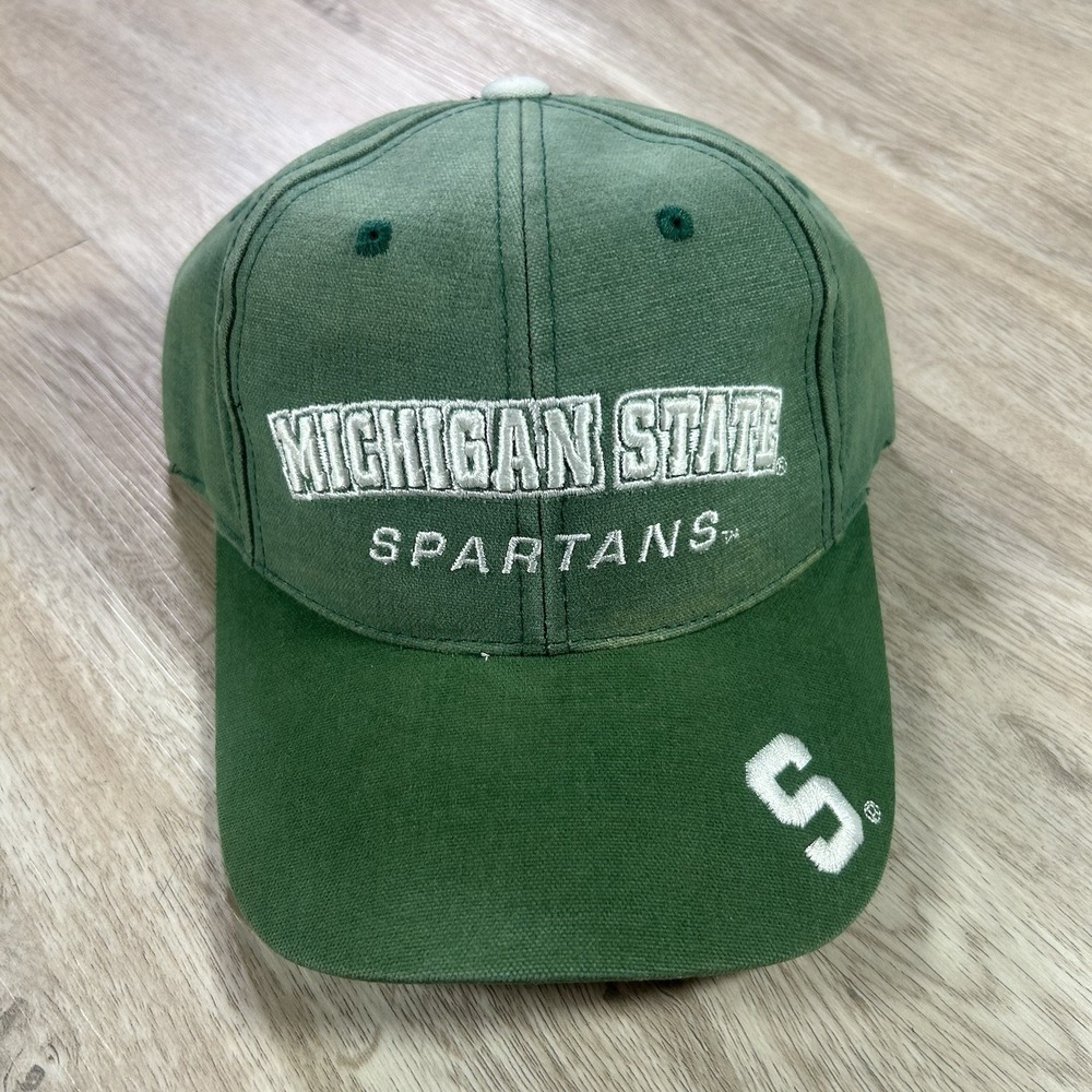 VTG Starter Michigan State Spartans Strapback Hat NCAA College Green Cap